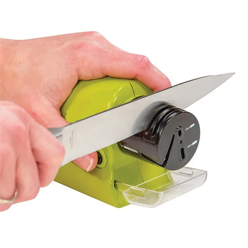 

WARSUN MDQ001 Multi-function work sharp knife tool sharpener kitchen electric knife sharpener for knives, Green