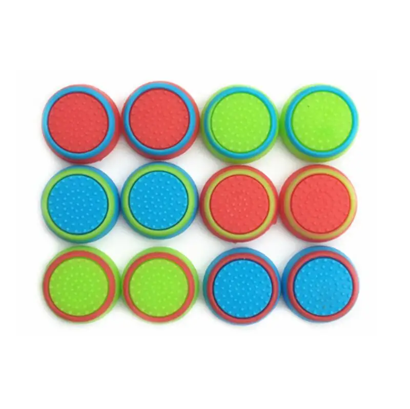 Rubber Silicone Thumbstick Joystick Cap Thumb Stick Cover Grips For PS4 PS3 XBOXONE XBOX360 Wireless Controller