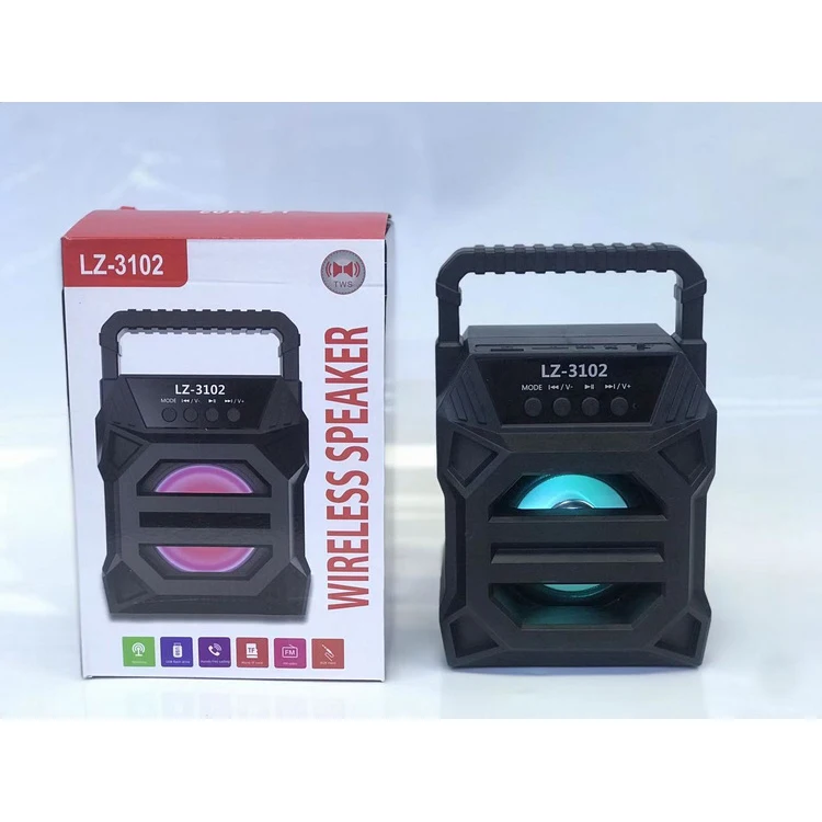 

LZ-3102 Best Selling Wireless Protable Speaker 3 Inch Small Woofer Speaker With Colorful Lights