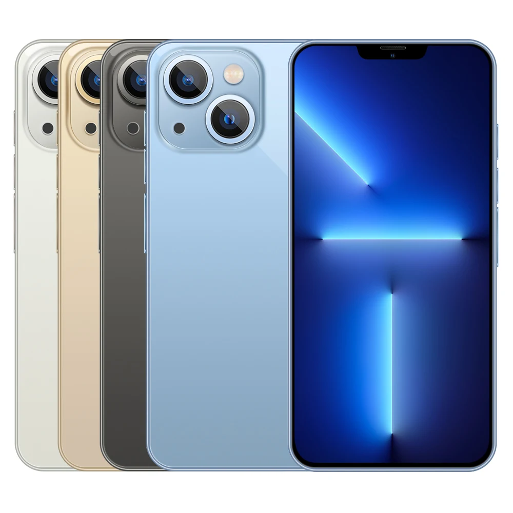 

I 13 Pro mobilephone smartphone 12+512GB 6.7 inch big screen phones mobile phone second hand price gaming mobile phones, Black,blue,white,gold