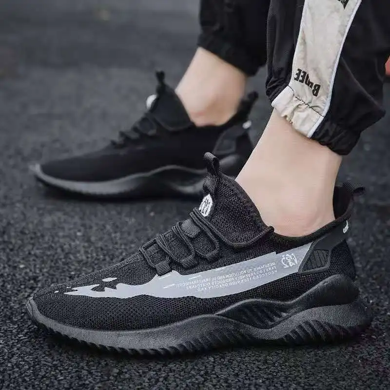 

2020 new arrival spring Breathable casual light summer running walk men fashion shoes lace-up sneakers for men shoes, 3colors