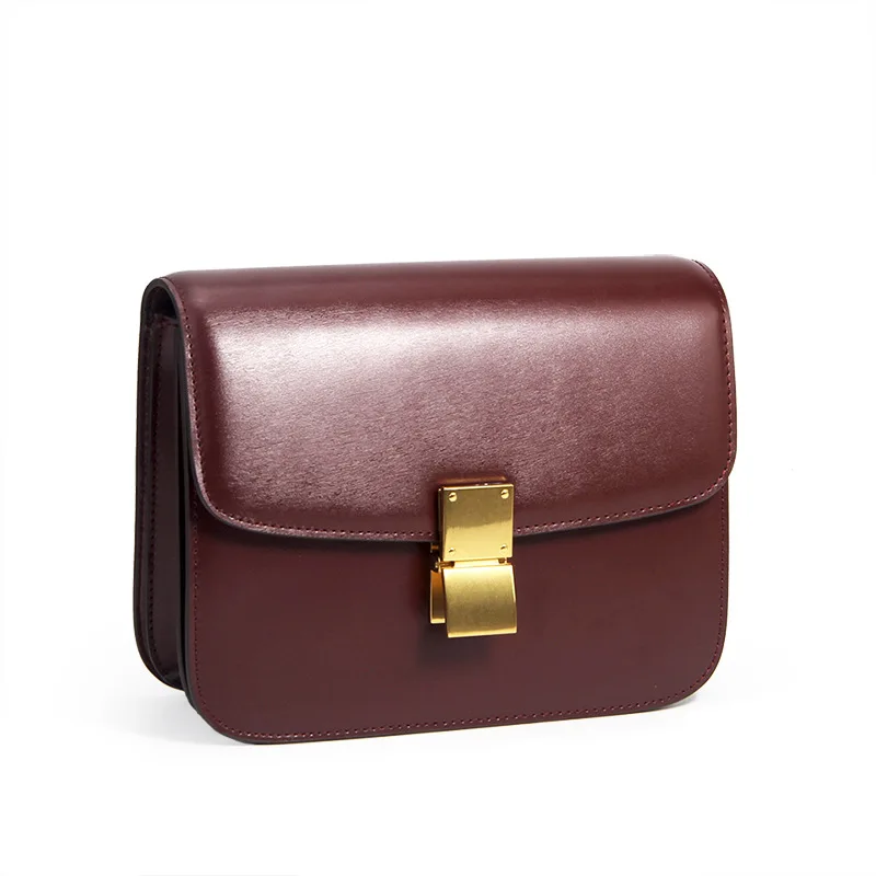 

new arrival women bags small square mirror cowhide handbags shoulder messenger bag bags for women beautiful, Customizable