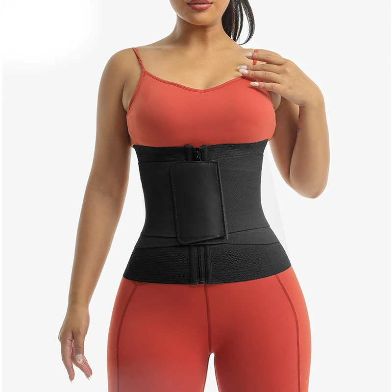 

SADI Good quality Zipper support corset High Waist Trainer tight-fitting Waist Belt Corset Adjustable Waist Trimmer