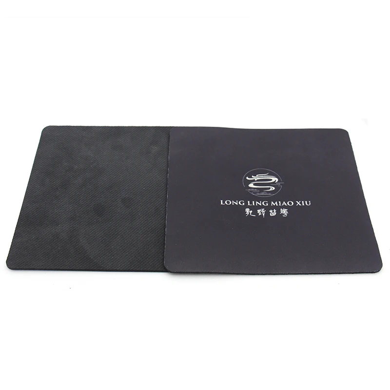 

High quality office gift cloth mouse mat Custom logo heat transfer rubber mouse mat