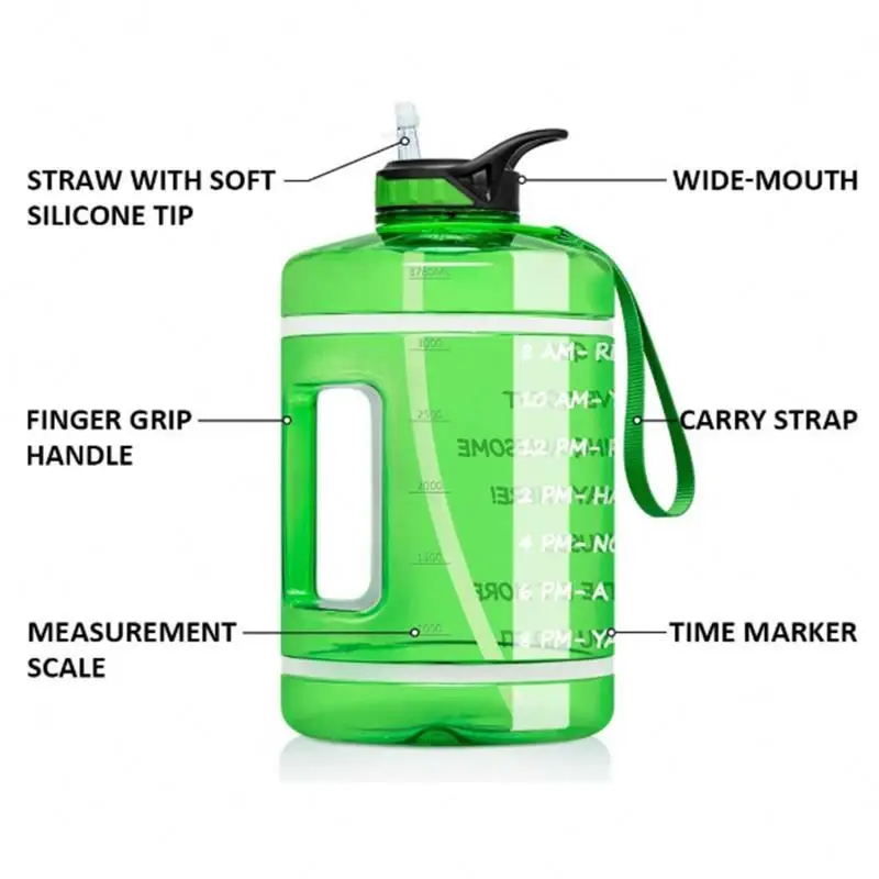 

gallon water bottle with time marker H0Qxt gallon water bottle portable water jug