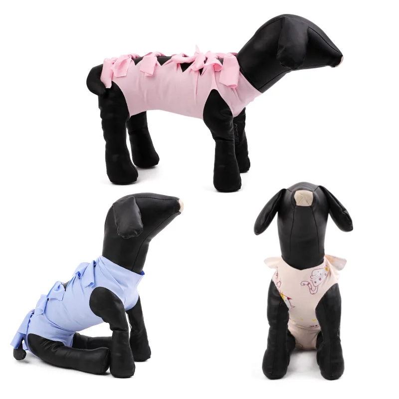 

Wholesale Pet Vest Breathable Lick-proof Neutering Clothes Surgical Clothes Female Cat Weaning clothes, As picture