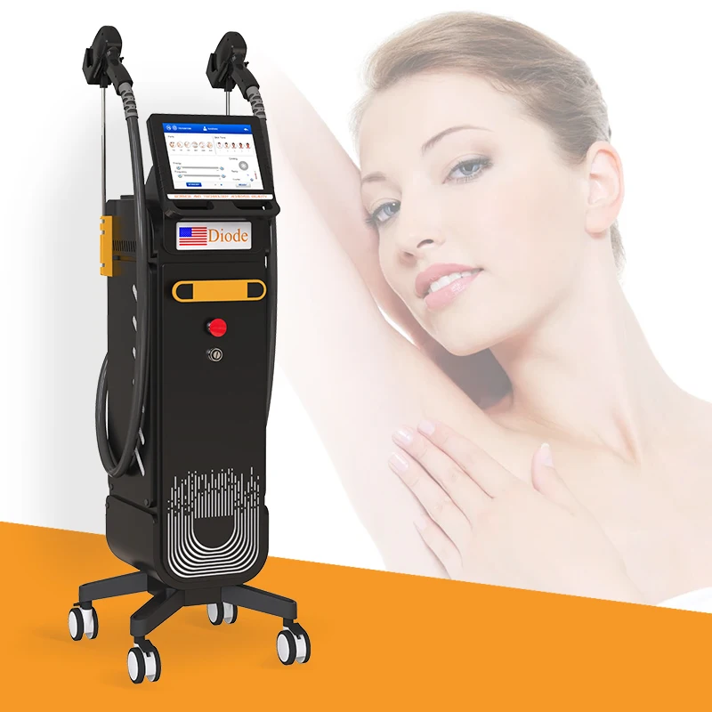 

Factory 2021 New Technology 808nm Diode Laser Machine 3 Wavelengths Diode Laser 755/808/1064nm Laser Hair Removal, White