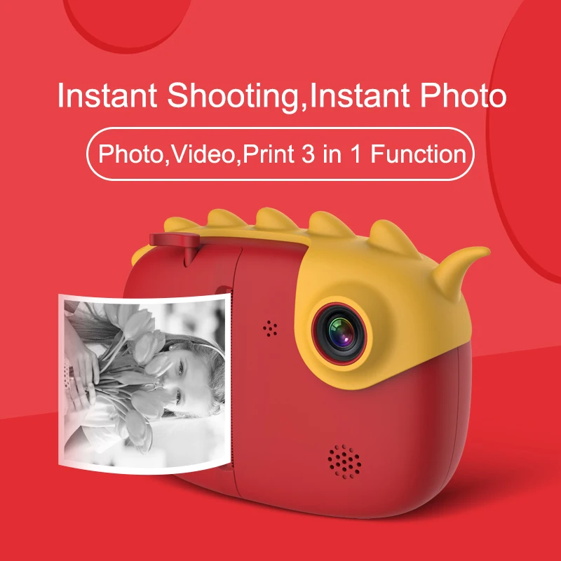 Children Instant Print Camera For Baby Kids 3inch Touch Screen Mini