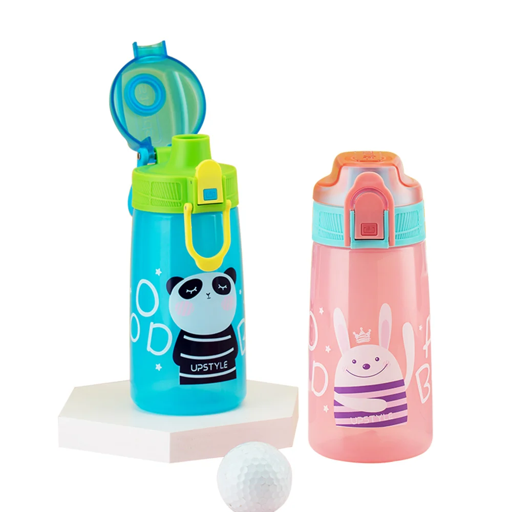 

Wholesale 400ml Custom Bpa Free Portable Flip Sports Cartoon Tritan Plastic Kids Direct Drinking Water Bottle For Children