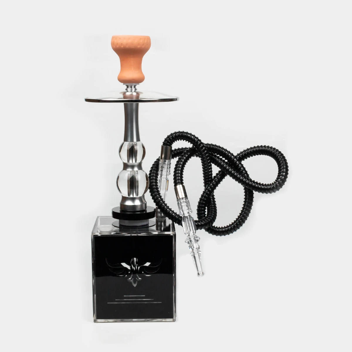 

Wholesale customizable cube hookah smoking square hookah acrylic with led light