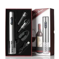 

2019 Amazon Hot Selling Item Automatic Wine Bottle Opener Set Wine Opener Electric