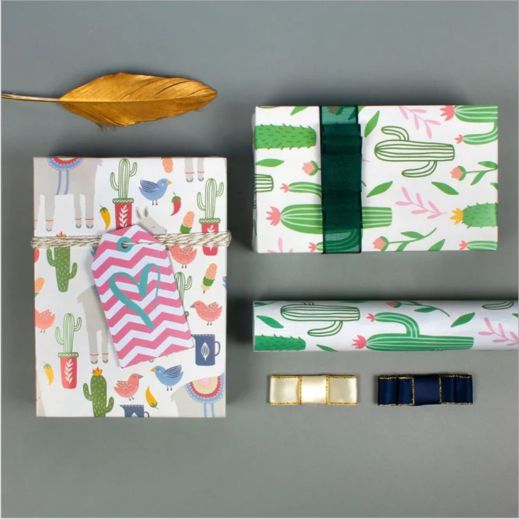 
Accept Custom New boutique different styles christmas gifts wrapping paper rolls 