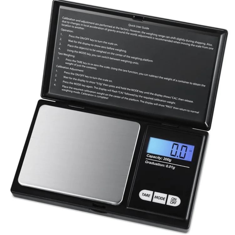 

500g by 0.01g high Accuracy Electronic Weight Balance Overload Protection pocket mini gold jewelry herb kitchen Digital scale