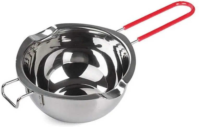
Stainless Steel Double Boiler Pot with Heat Resistant Handle for Melting Chocolate Candy and Candle Making 