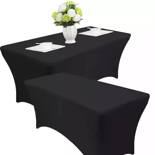 
Factory White 6ft/8ft Stretch Spandex Table Cover Spandex Wedding Tablecloths Lycra Spandex Table Covers  (62336690746)