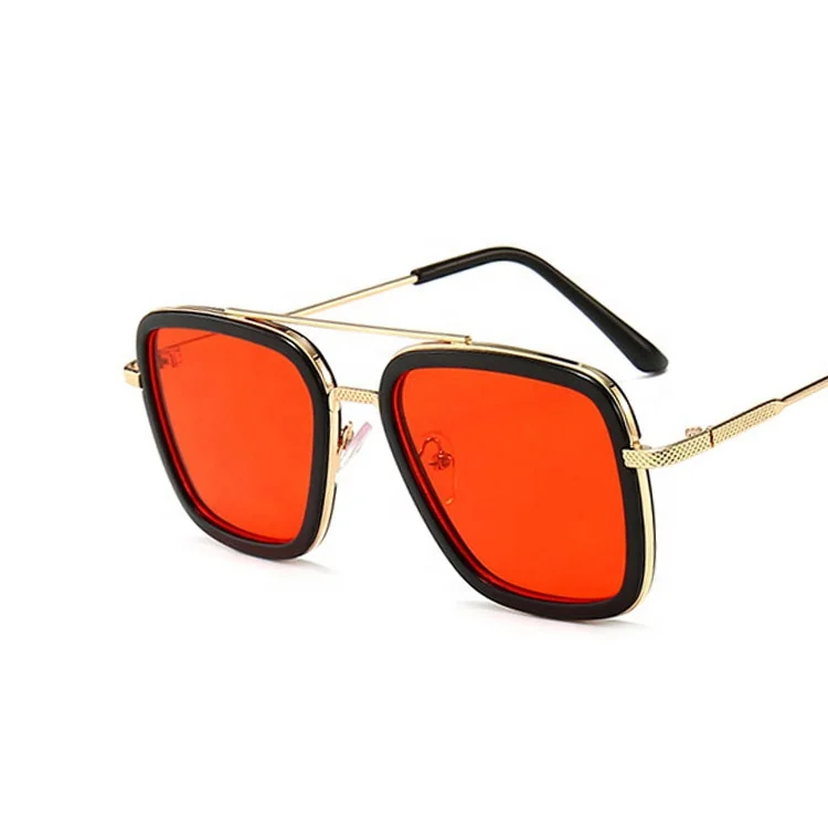 

DOISYER 2020 Promotional hot sale metal frame edith iron man sun glasses baby boys sunglasses for kids