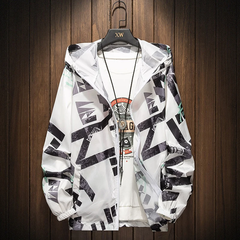 

S-7XL Cheap Men Summer Outerwear Anti-UV Thin Plus Size Jackets