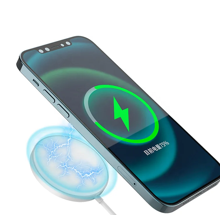 

Settpower C06 2021 New design metal alloy New Hot Selling 15w fast charging magnetic wireless charger for iphone