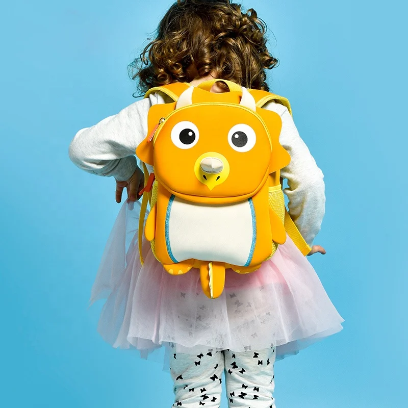 

neoprene dinosaur design backpack school bags children school Backpack