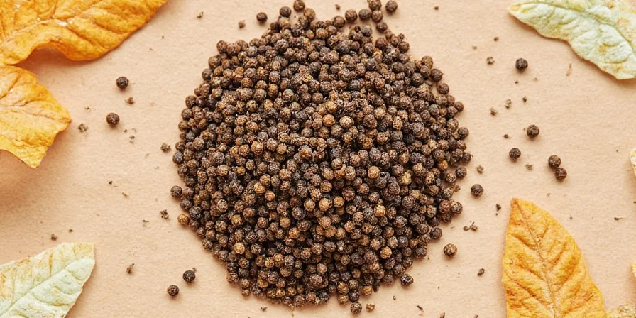 Close-up of freshly cracked pepper in someone's palm