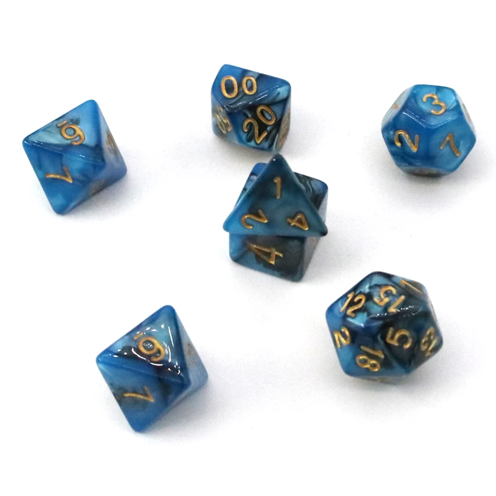 

Custom Double Color Polyhedral Acrylic resin DND Dice Set