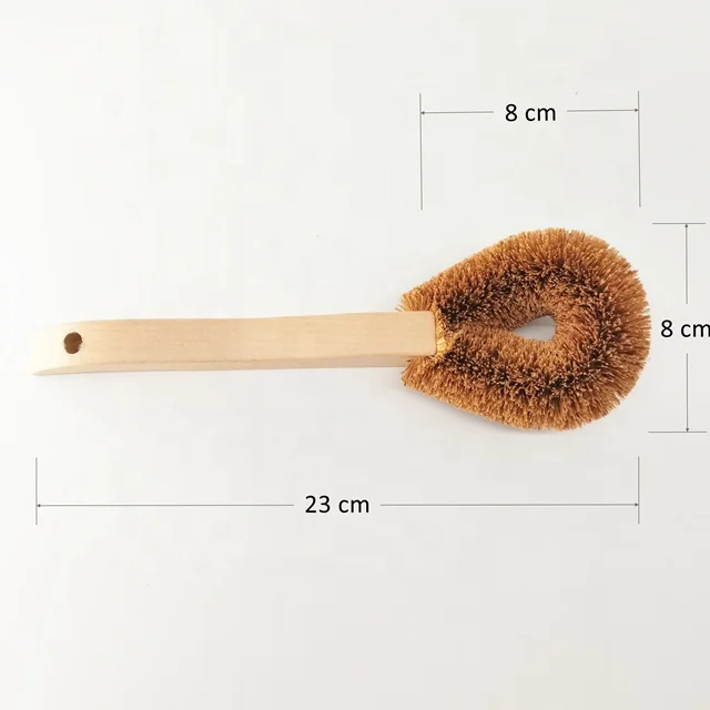 

Nature Beech Handle Coconut Fiber Cleaning Brush