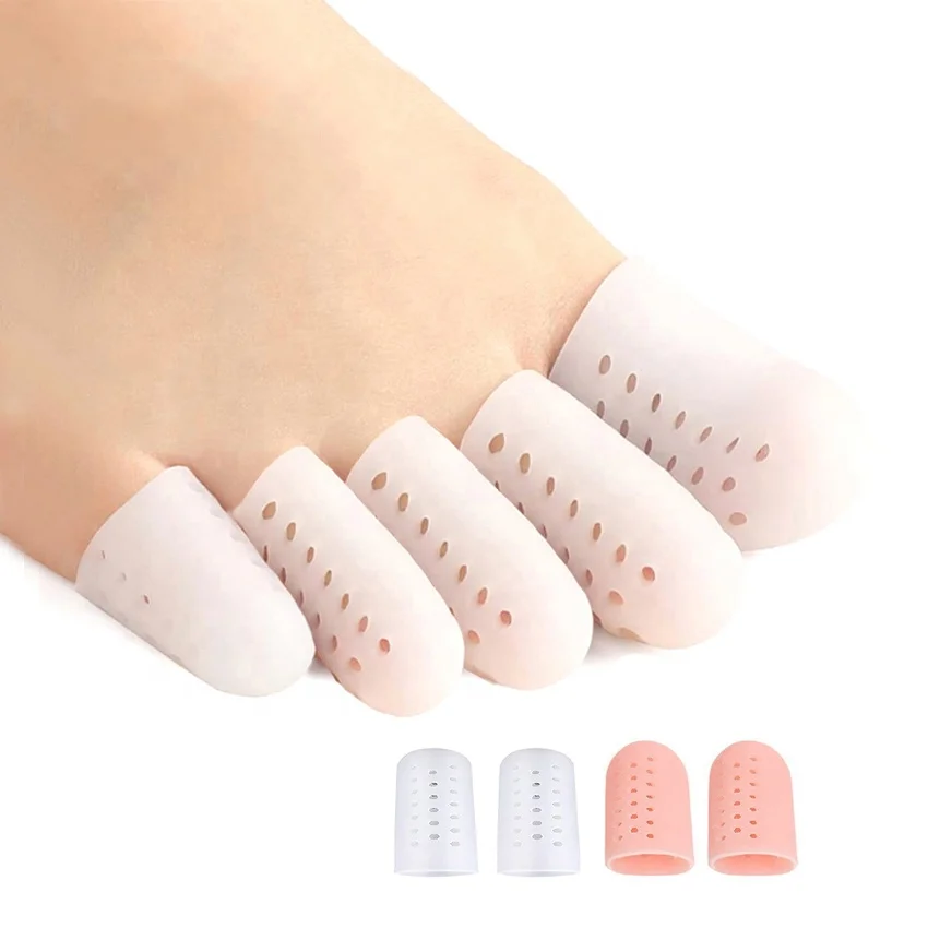 

Gel Toe Caps for Callus Treatment and Ingrown Toenails Treatment Toe Protectors Cushion Pads for Pain Relief HA00685, White/skin/custom colors