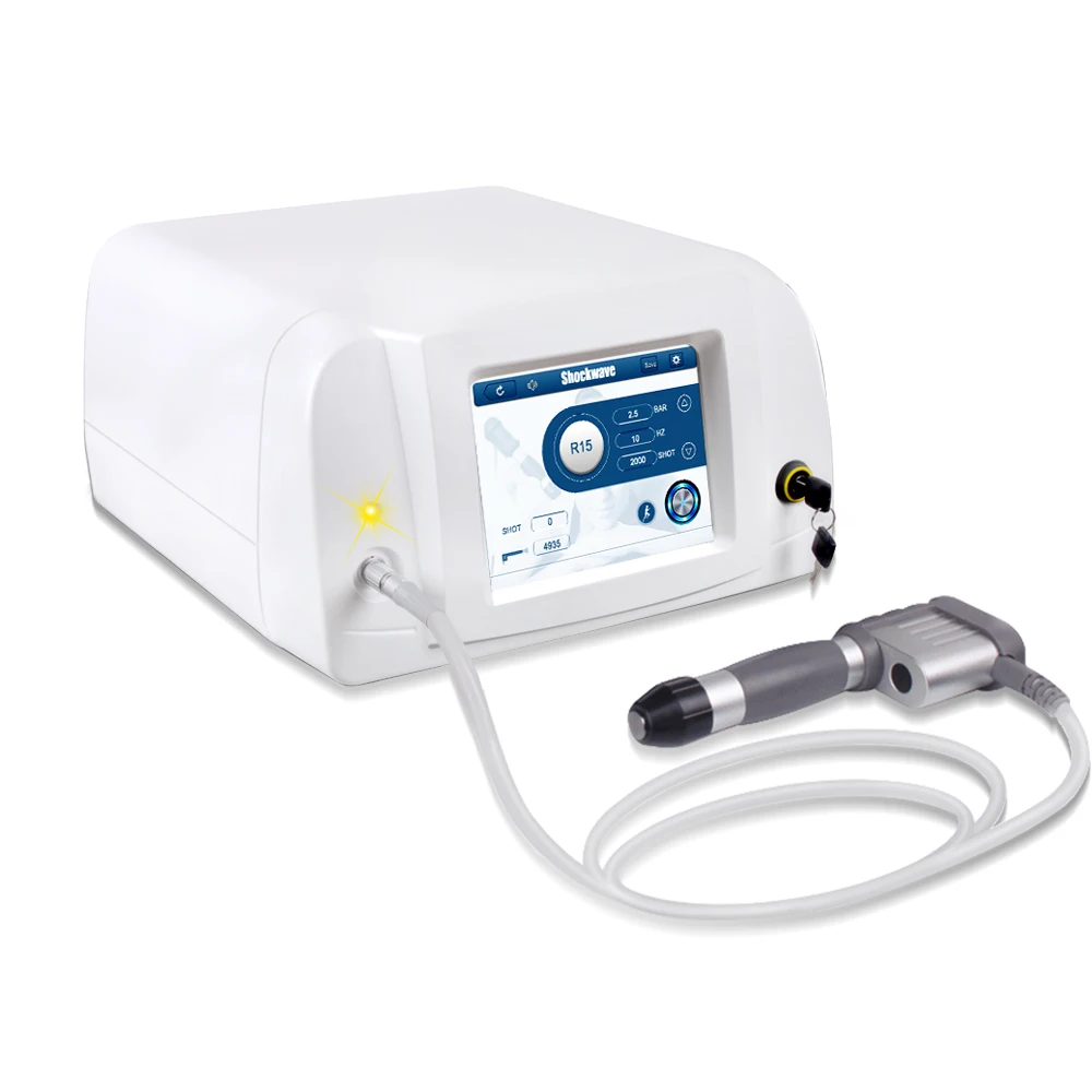 

Hot sale 4,000,000shots handpiece piezo wave shockwave therapy machine for fast relieve pain