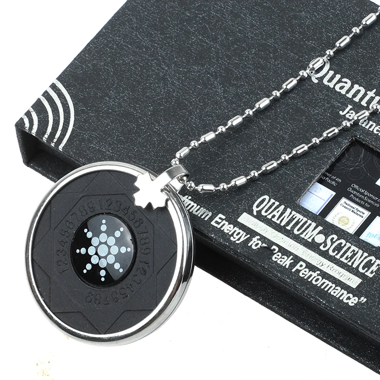 

New Quantum Science Pendant Necklace Volcanic Stone Scalar Men Women Bio Scalar Energy Lava Pendant Japanese Technology