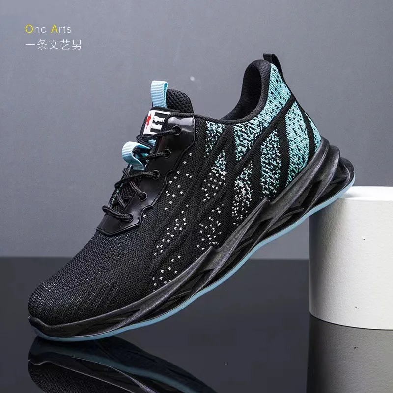 

Fashion Light Weight Recycled Fabric men sneaker casual shoes outdoor new men's running shoes multi-functional leisure shoes