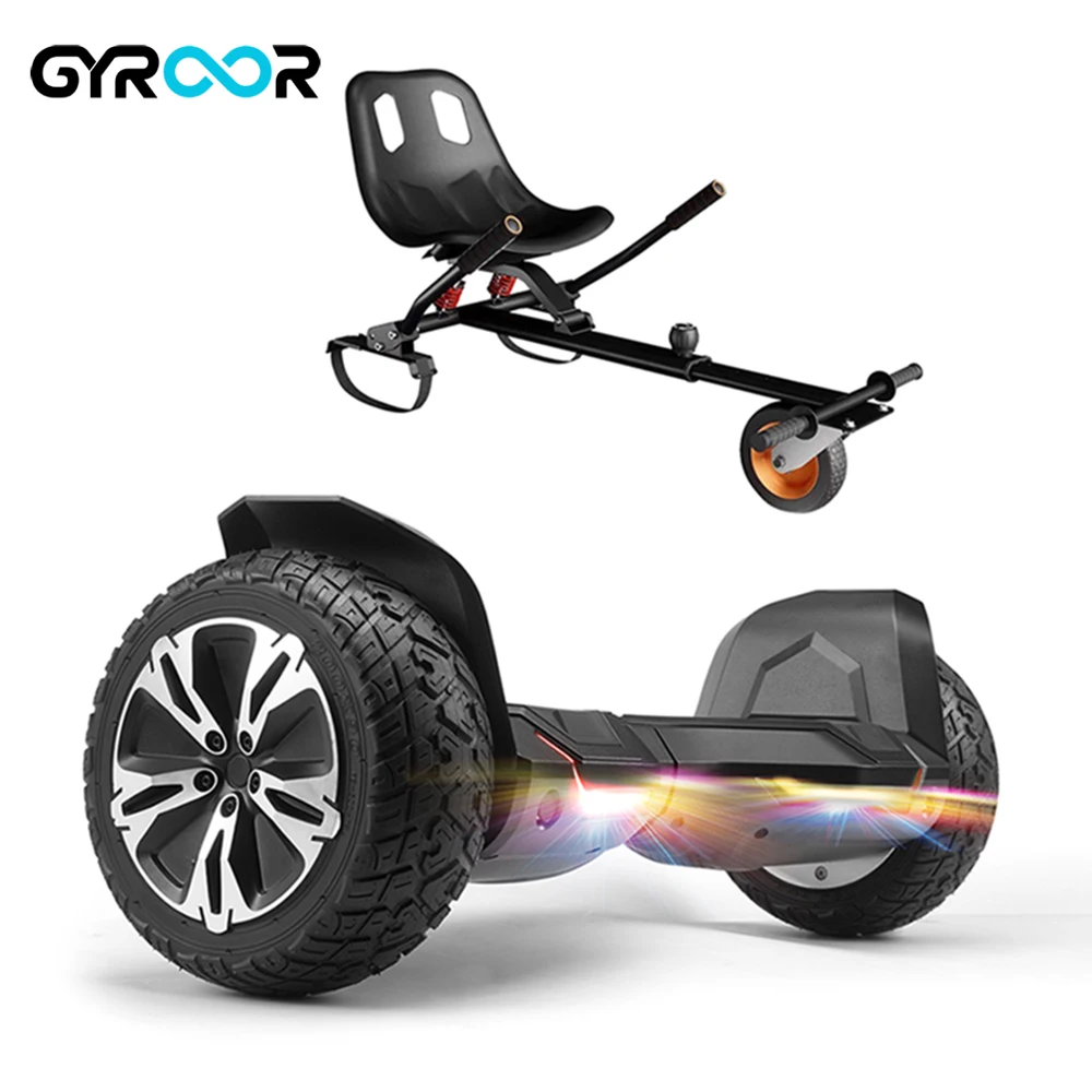 

2021 GYROOR Scooter Hoverkart Smart Karts Smart Balance Wheel Children Hoverboard Go Karts, Black/red/white/blue