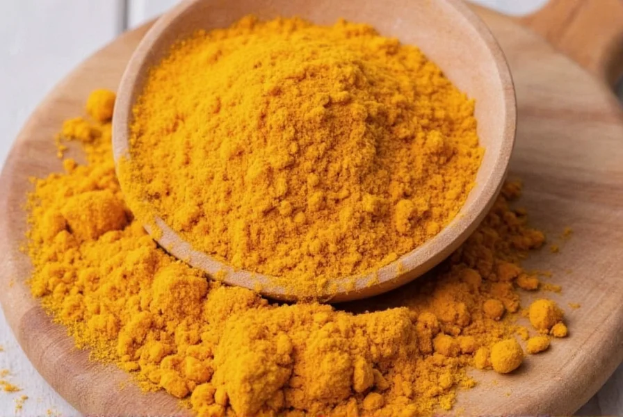 Turmeric root and powder showing natural blood thinning properties