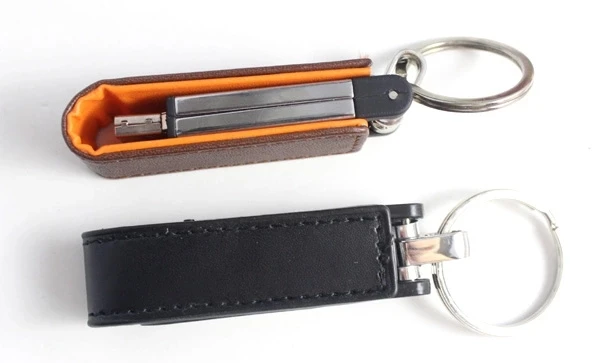 KeyChain 32GB leather pendrive memory stick 2.0 USB Flash Drive Pen drive - ANKUX.COM
