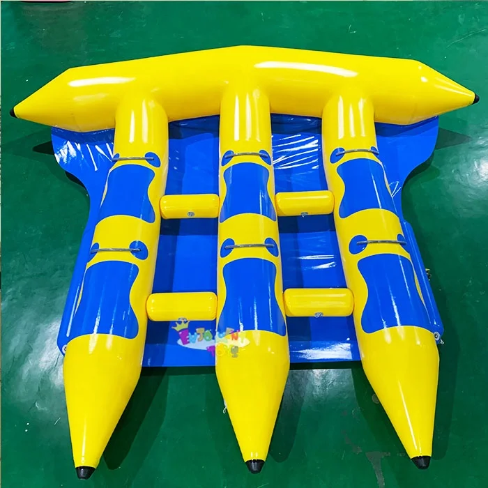 

Cheap customized inflatable water park game toys/ fly fish on sale /inflatable banana boat, Customized color