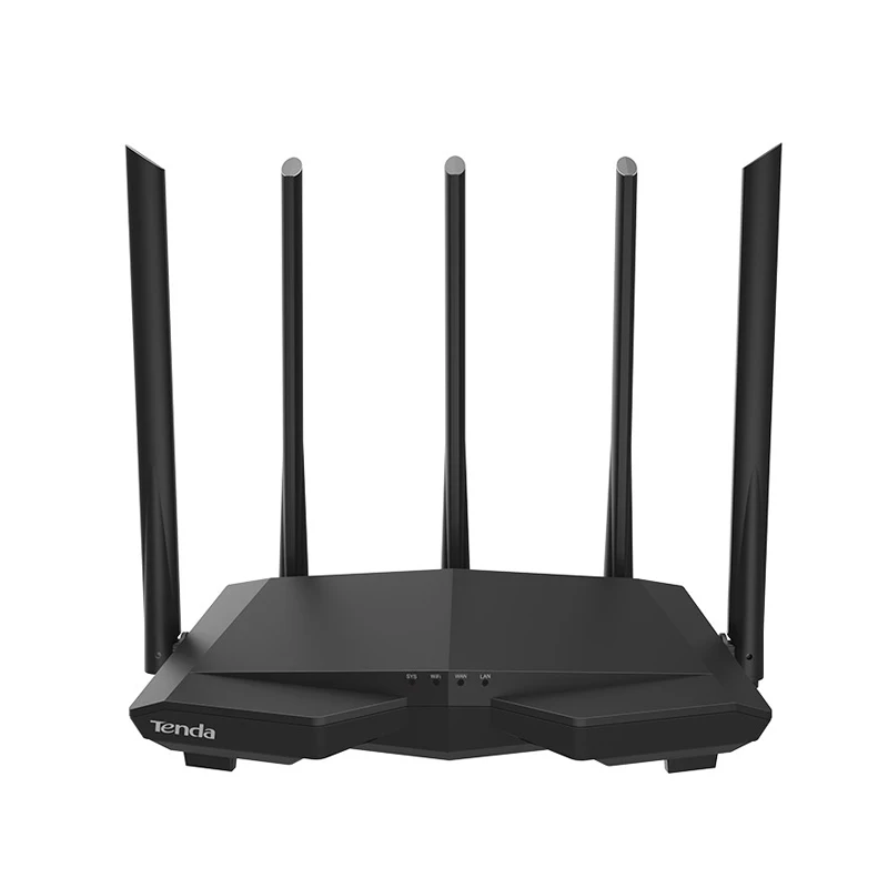 

Tenda AC7 AC1200 Router Dual-Band wireless Network Extender WiFi router with High Gain 5 Antennas