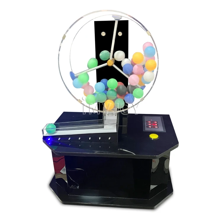 

Black american lottery bingo ball machine lucky draw lotto machine juego de bingo game