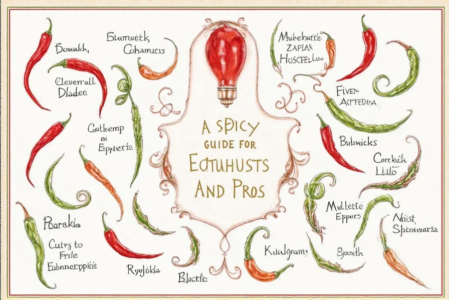 pepper list a spicy guide for enthusiasts and pros