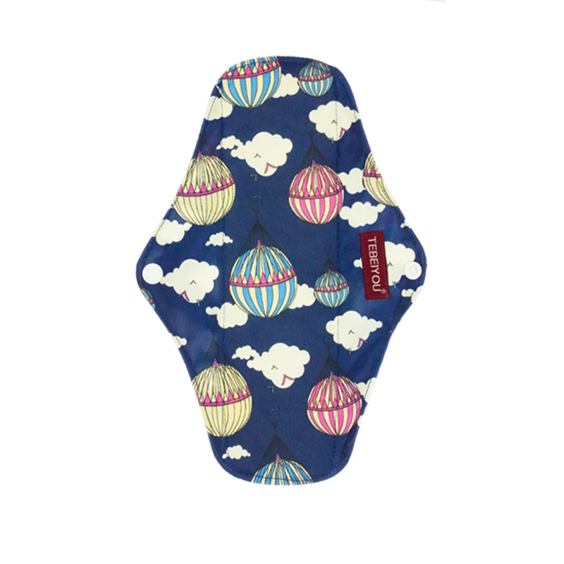 

New Design Cloth Pads Reusable Washable Eco-friendly Bamboo Sanitary Napkin High Absorbency Waterproof Women Menstrual Period