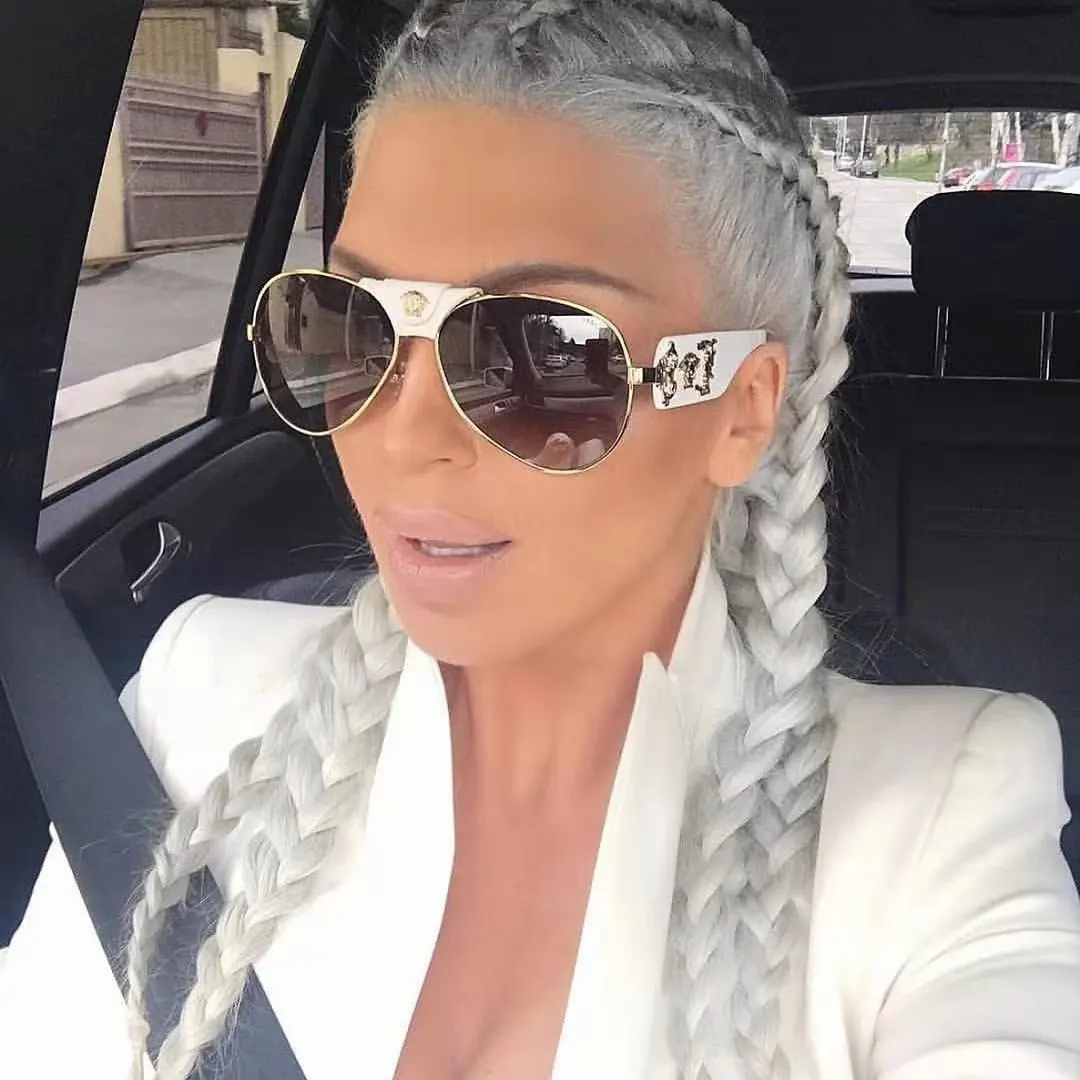 

New arrival plastic fashion vintage trendy women oversized sun glasses sunglasses 2021