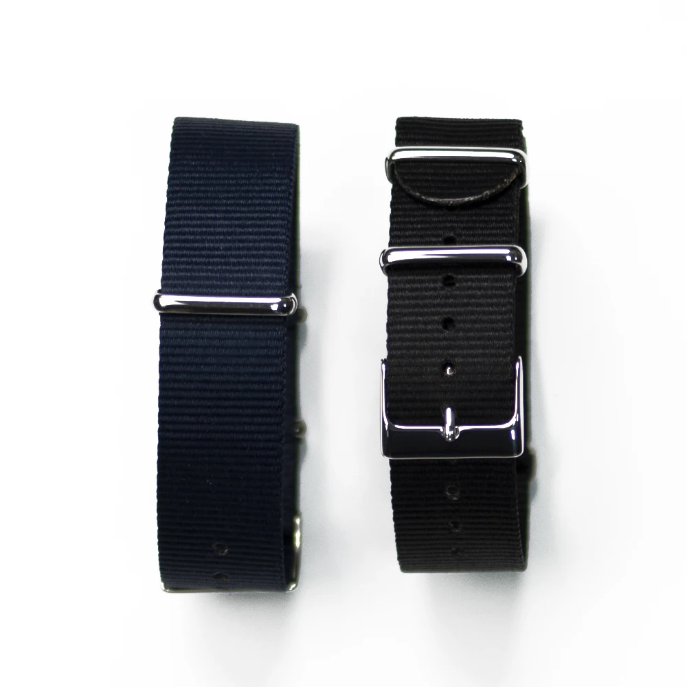 

Juelong Custom Environmental Friendly Recycle 1.2mm 22mm Nato Strap New Color Weave Nylon Fabric Watch Bands, As our color chart