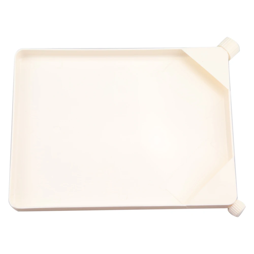 

White Plastic Big Bead Sorting Trays Grooved Jewelry Tools, White/blue/pink