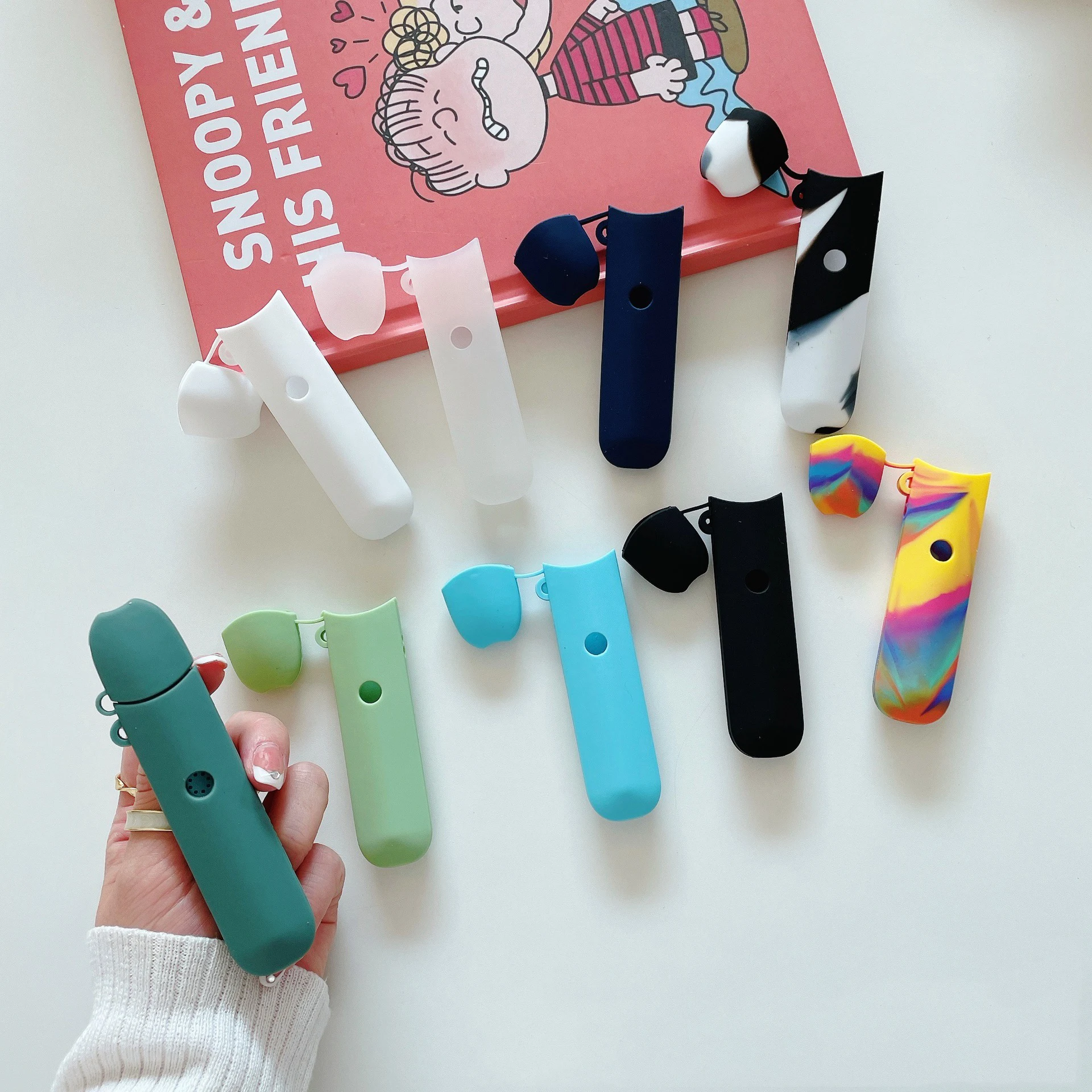 

New Silicone Protective Cover Electronic Cigarette Protective Cover, As photo