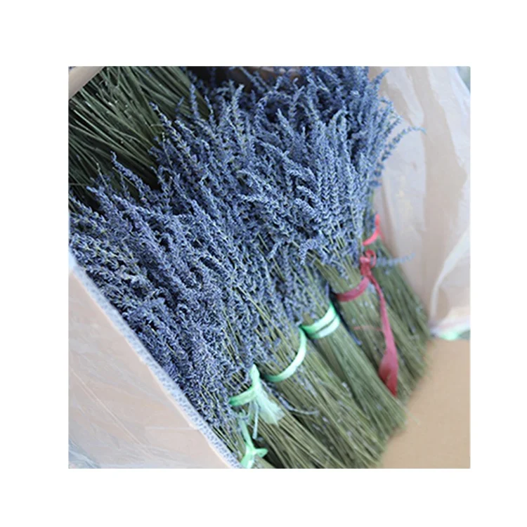 
Flowers Bouquet Royal Blue natural lavender Wedding Flower Bouquets 