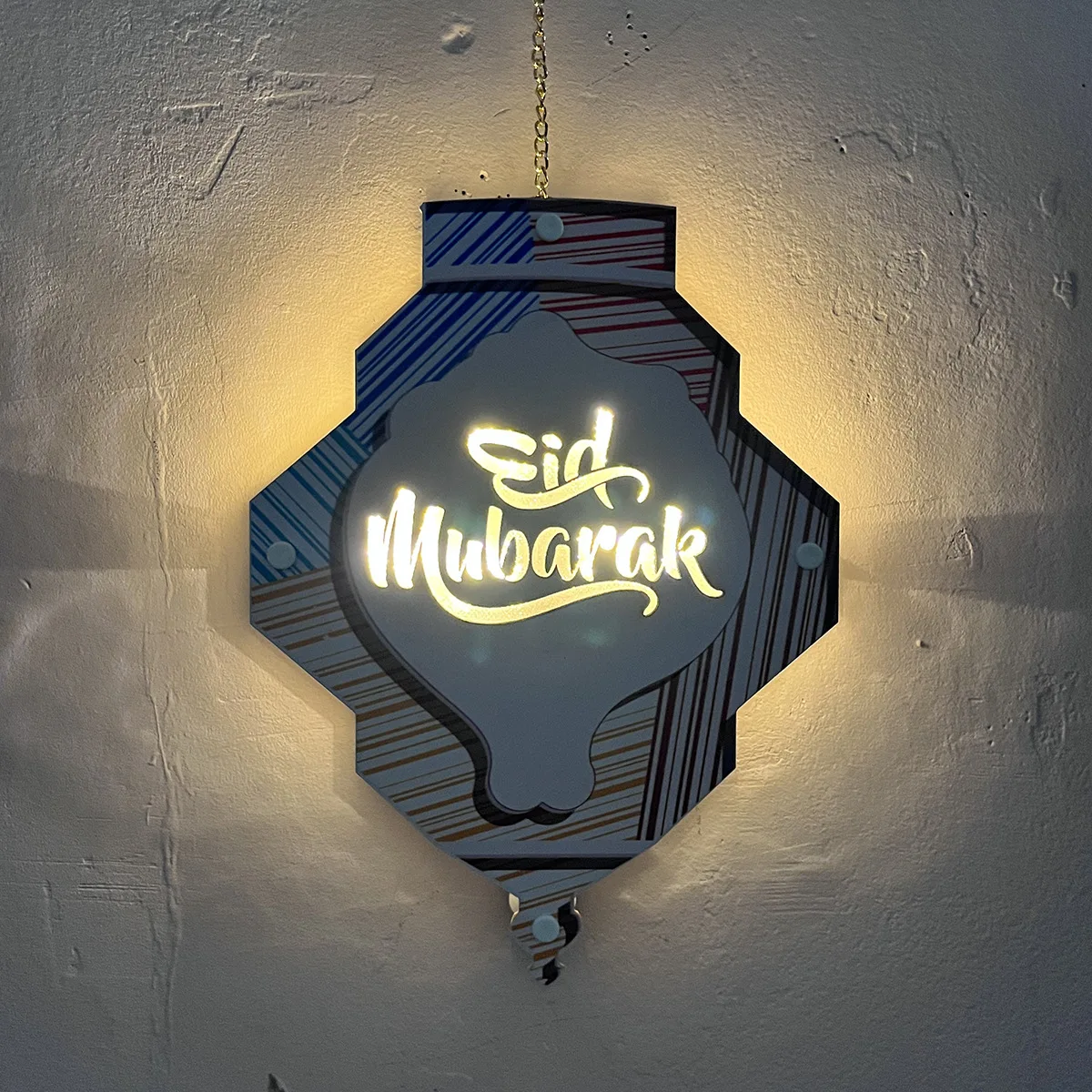 

DAMAI Muslim Islamic Lights Ornament Wooden Eid Mubarak Ramadan Lanterns Ramadan Decorations 2024 Ramadan Kareem Table Decor