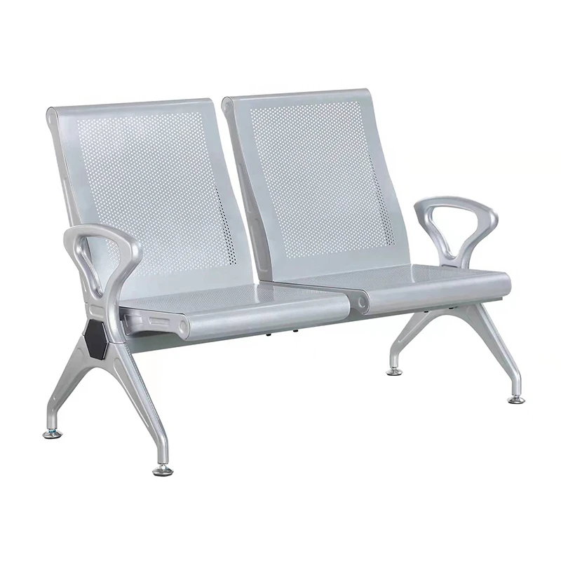 

Airport Chair Seating Bank Airport Aluminium Waiting Chair Waiting Room Chair For Public Area, Silver