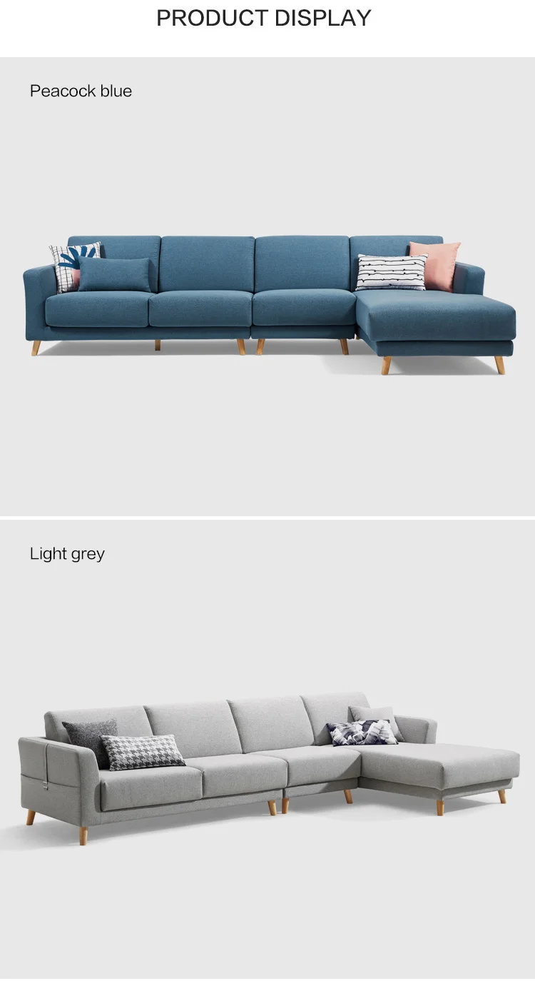 Living Room Furniture Settee Sofa Factory Price Modern Sectional Sofa 5 - 15 Days Solid Wood Feet European Style Fabric Modular