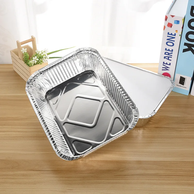 700ml Oblong Foil Take-out Pans Disposable Aluminum Foil