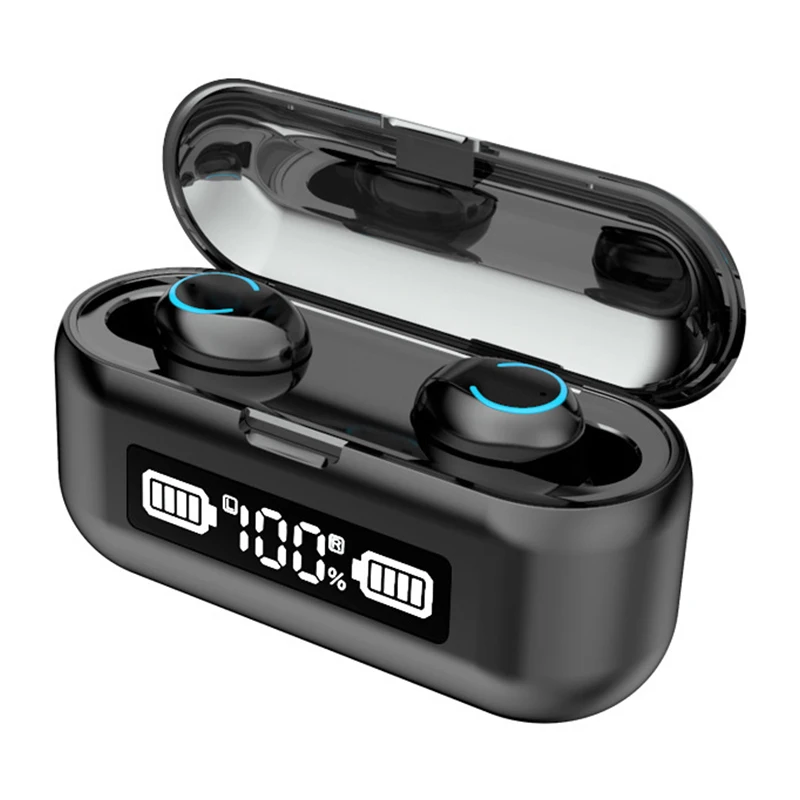 

Faman LED Display Wireless Headphone Earphone 2000mAh TWS 5.0 True Wireless Earbuds