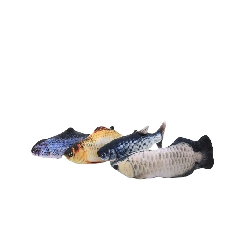 

Popular 3D electric plush simulation fish toys cat toys, Picture