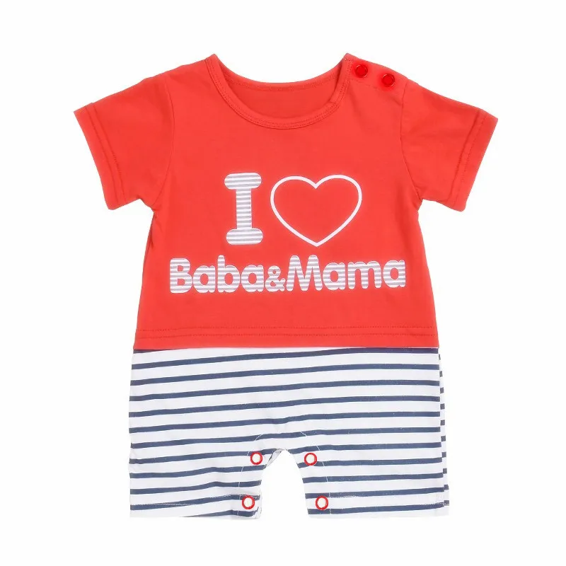 

Baby onesies summer cotton short-sleeved baby romper